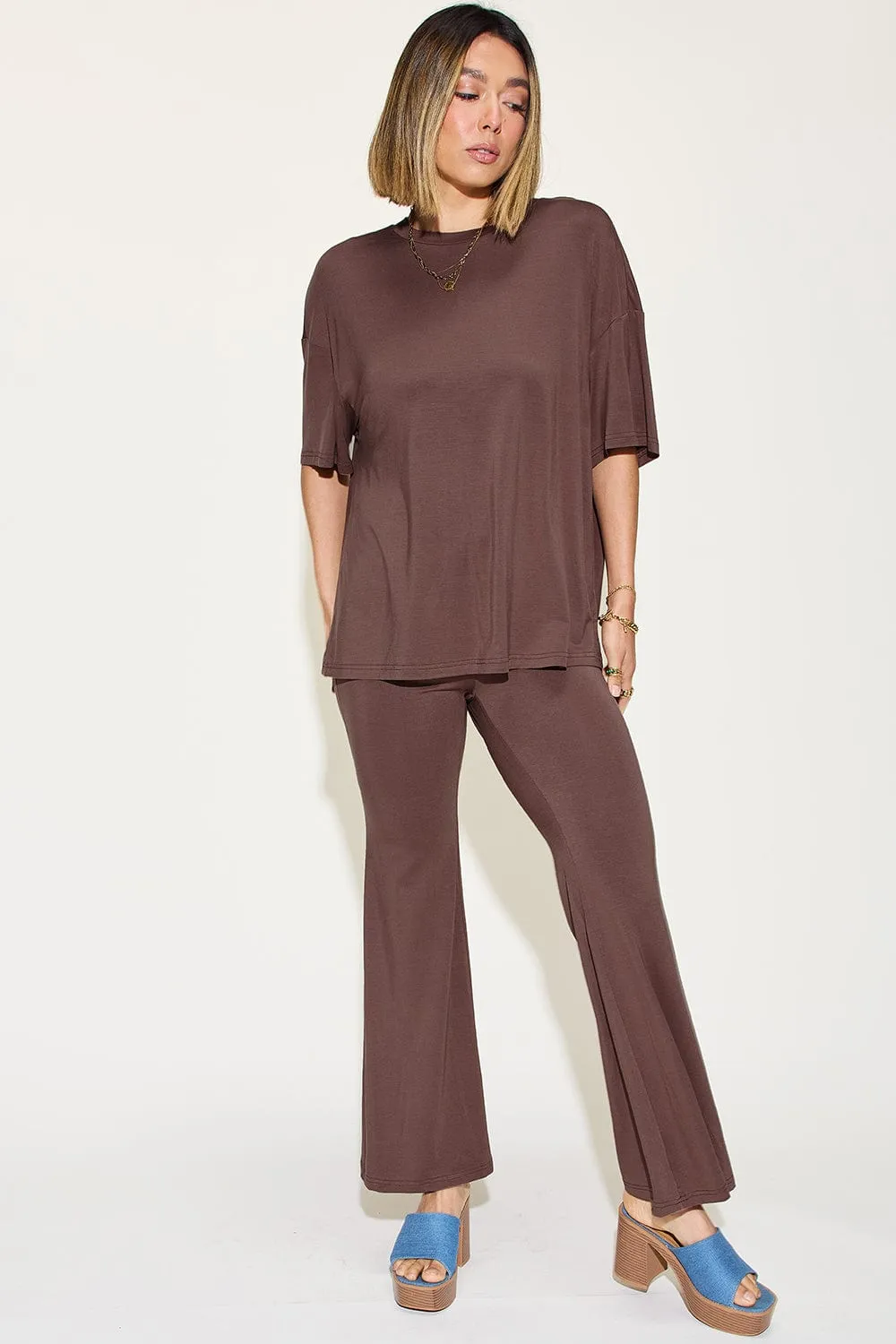 ❤️GYPSY - T-Shirt & Flare Pants Set by Basic Bae