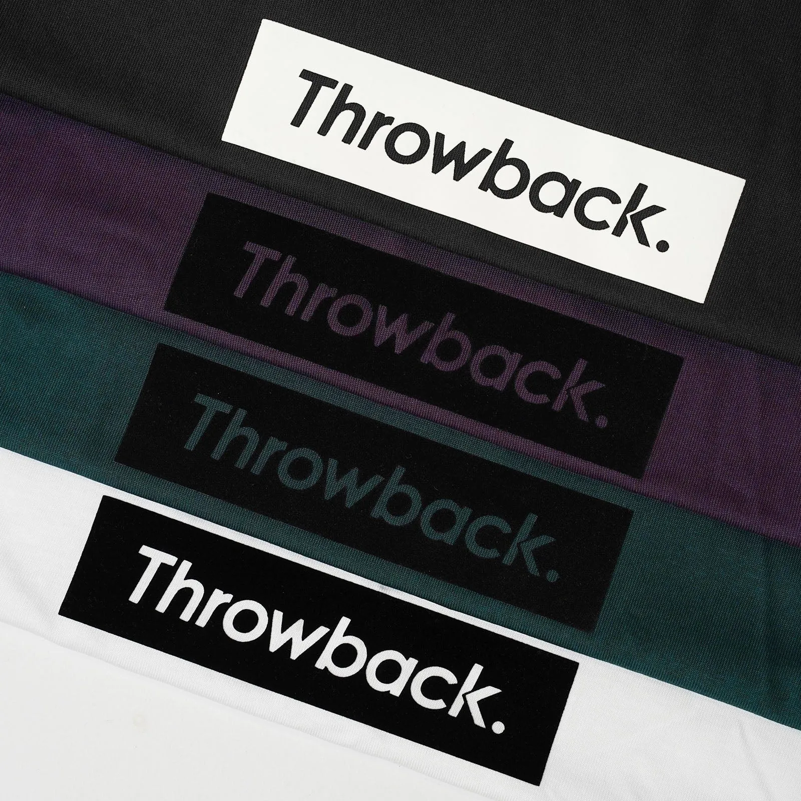 Headline Box Logo Tee - Plum