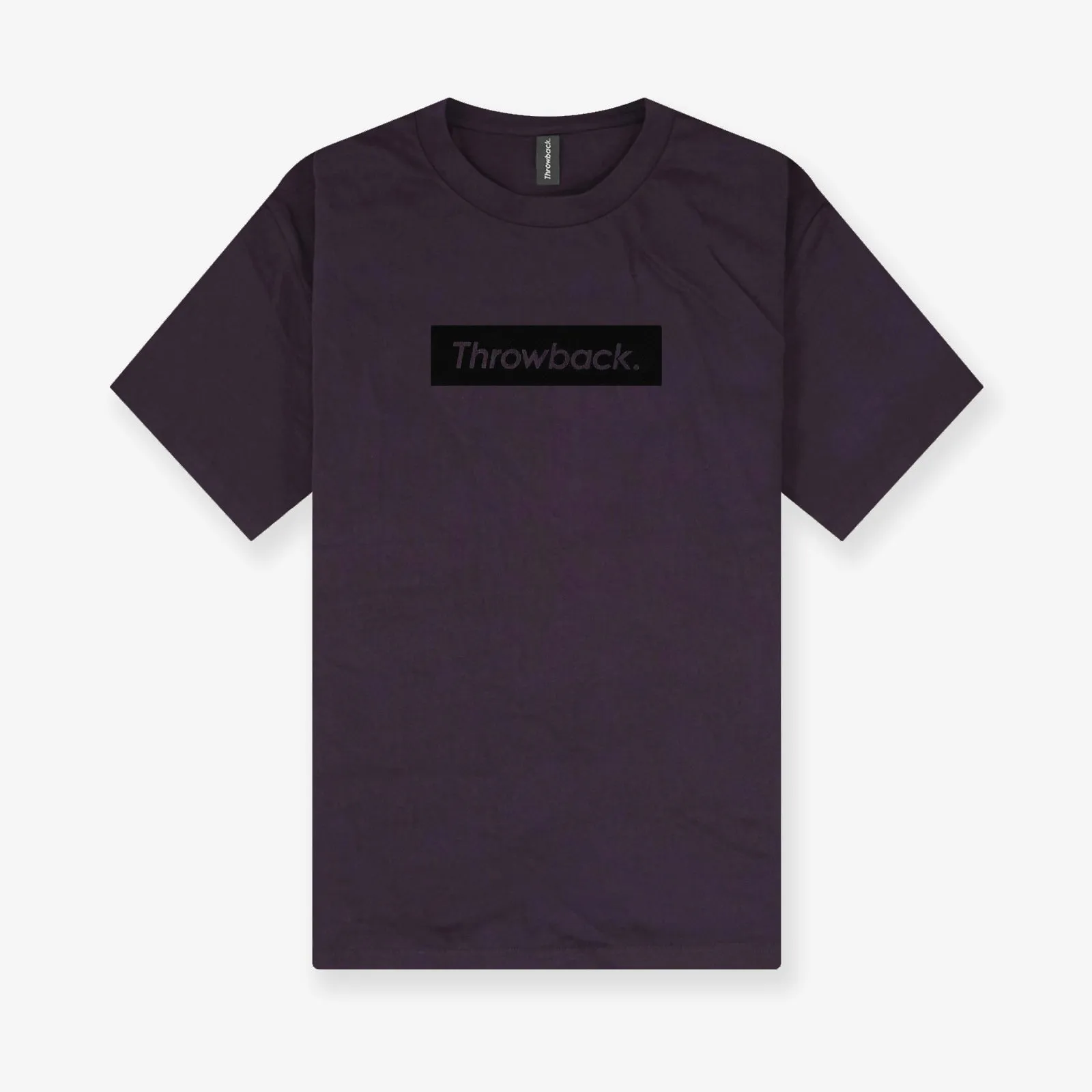 Headline Box Logo Tee - Plum