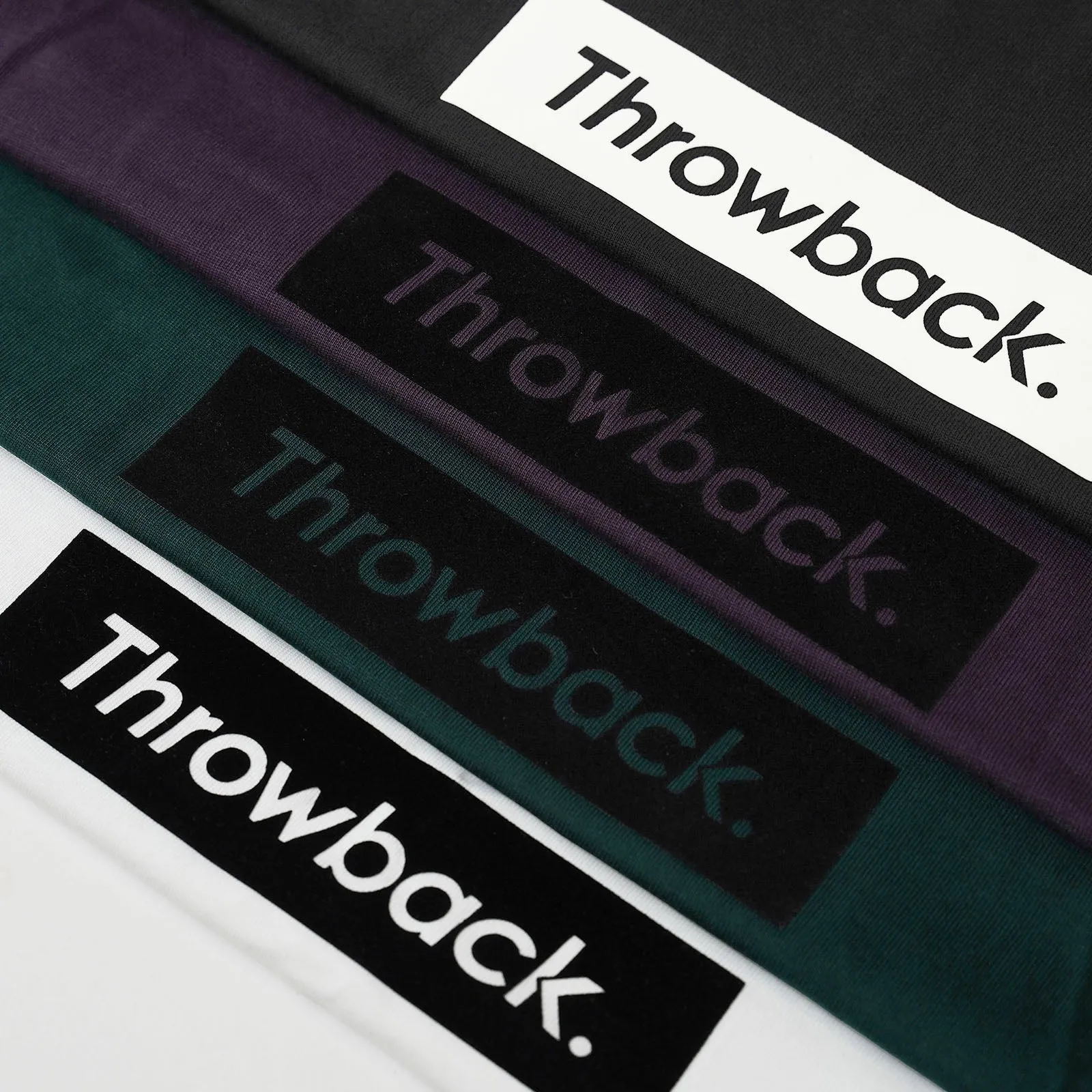 Headline Box Logo Tee - Plum