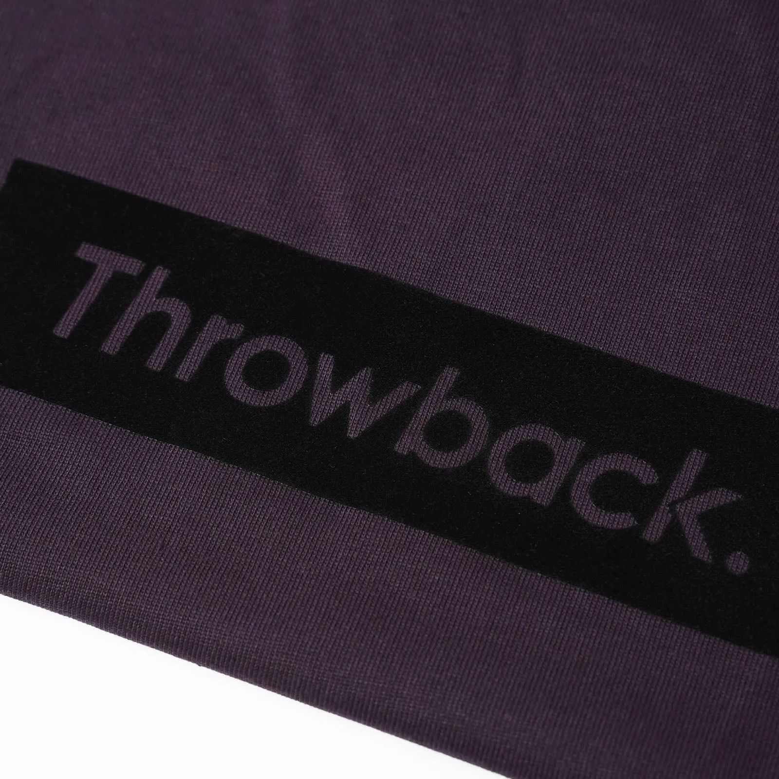 Headline Box Logo Tee - Plum