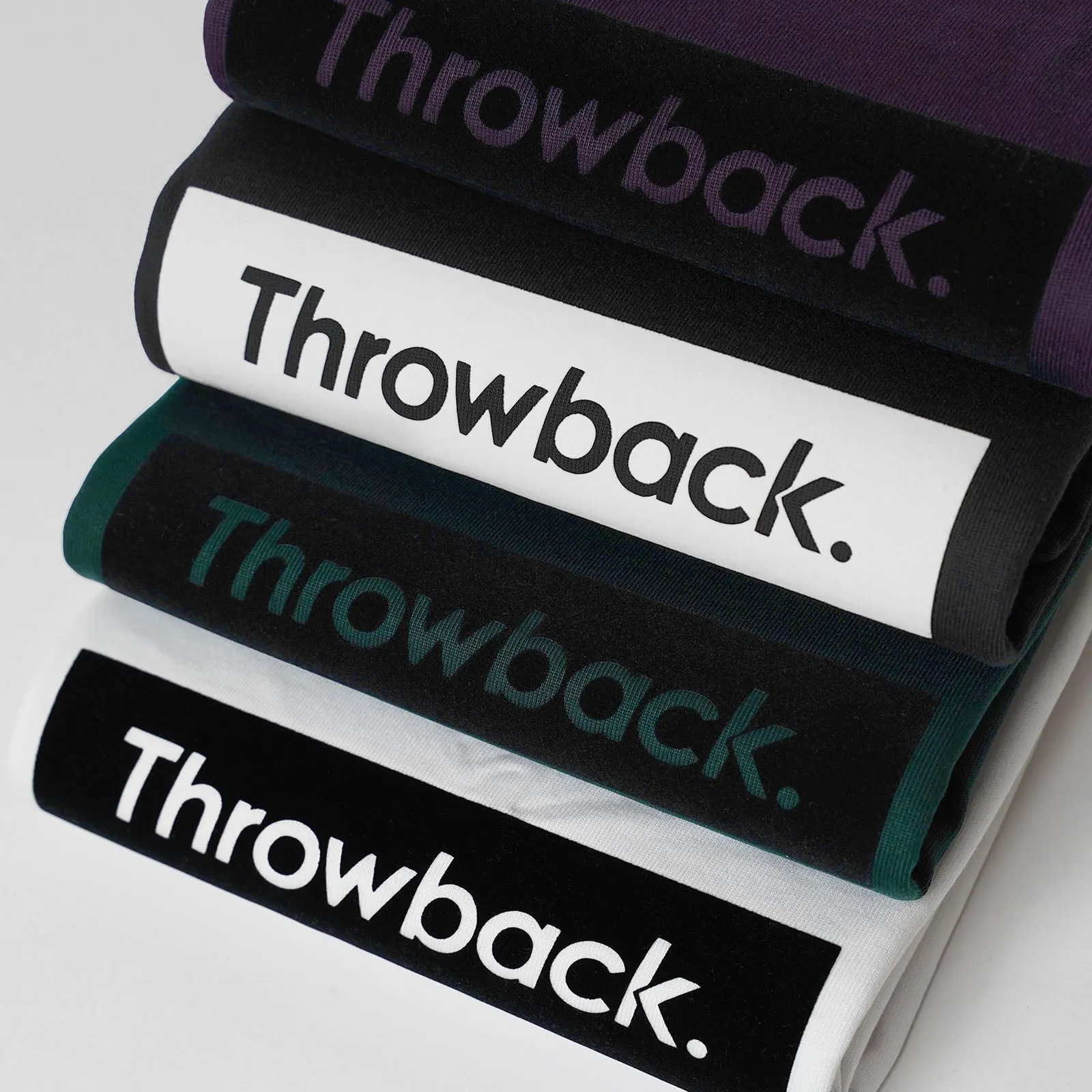 Headline Box Logo Tee - Plum