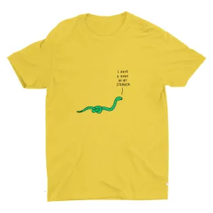 I HAVE A KNOT IN MY STOMACH Cotton Tee