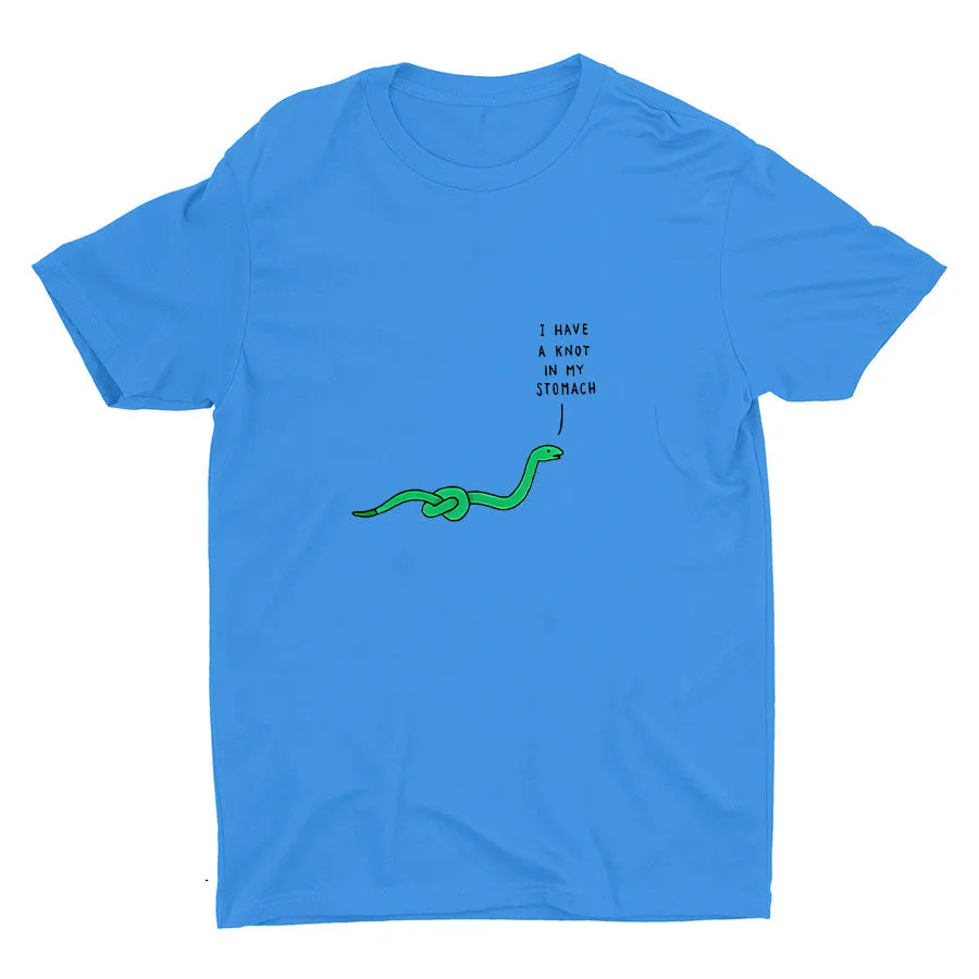 I HAVE A KNOT IN MY STOMACH Cotton Tee