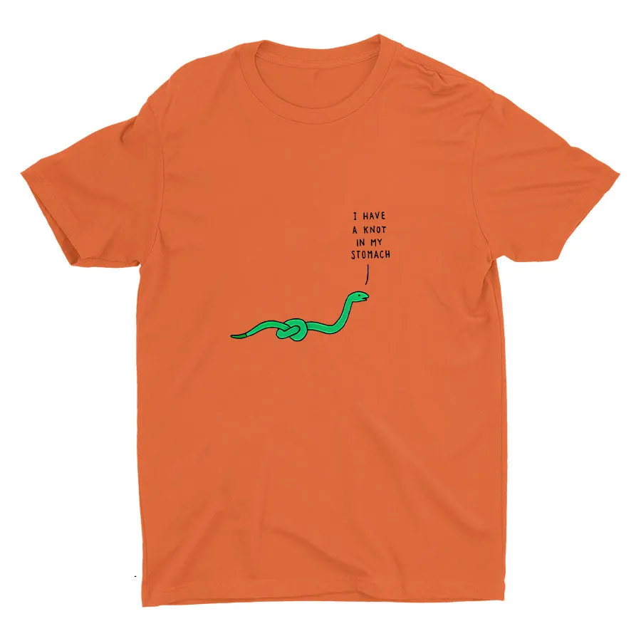 I HAVE A KNOT IN MY STOMACH Cotton Tee