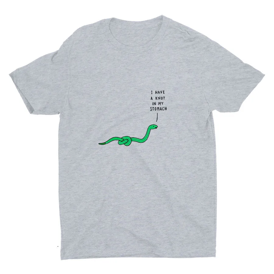 I HAVE A KNOT IN MY STOMACH Cotton Tee