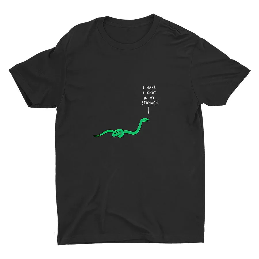 I HAVE A KNOT IN MY STOMACH Cotton Tee