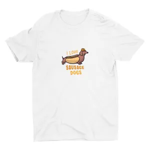 I Love Sausage Dogs Cotton Tee