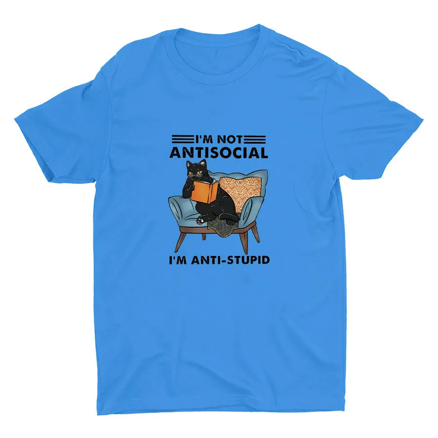 I′M NOT ANTISOCIAL Cotton Tee