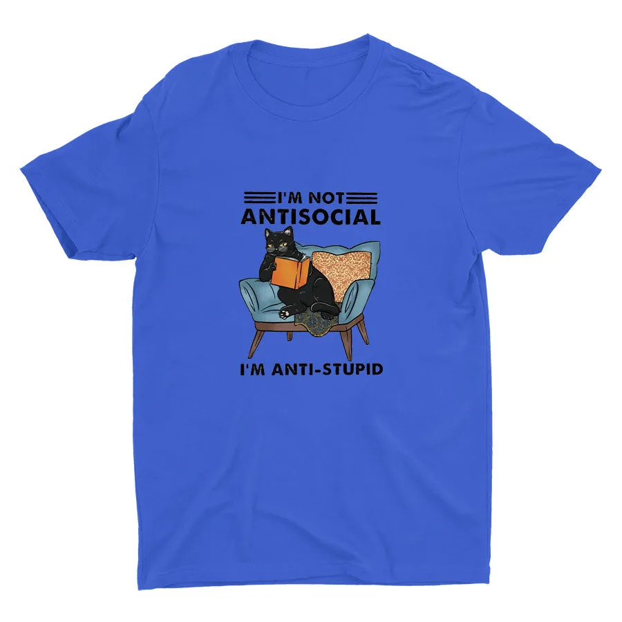 I′M NOT ANTISOCIAL Cotton Tee
