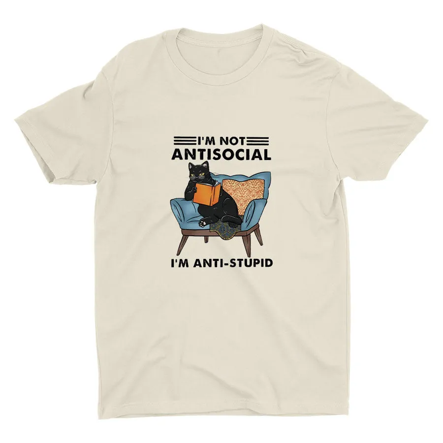 I′M NOT ANTISOCIAL Cotton Tee