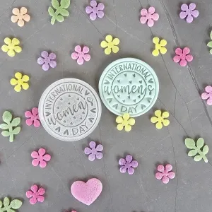 International Women's Day Fondant Stamp