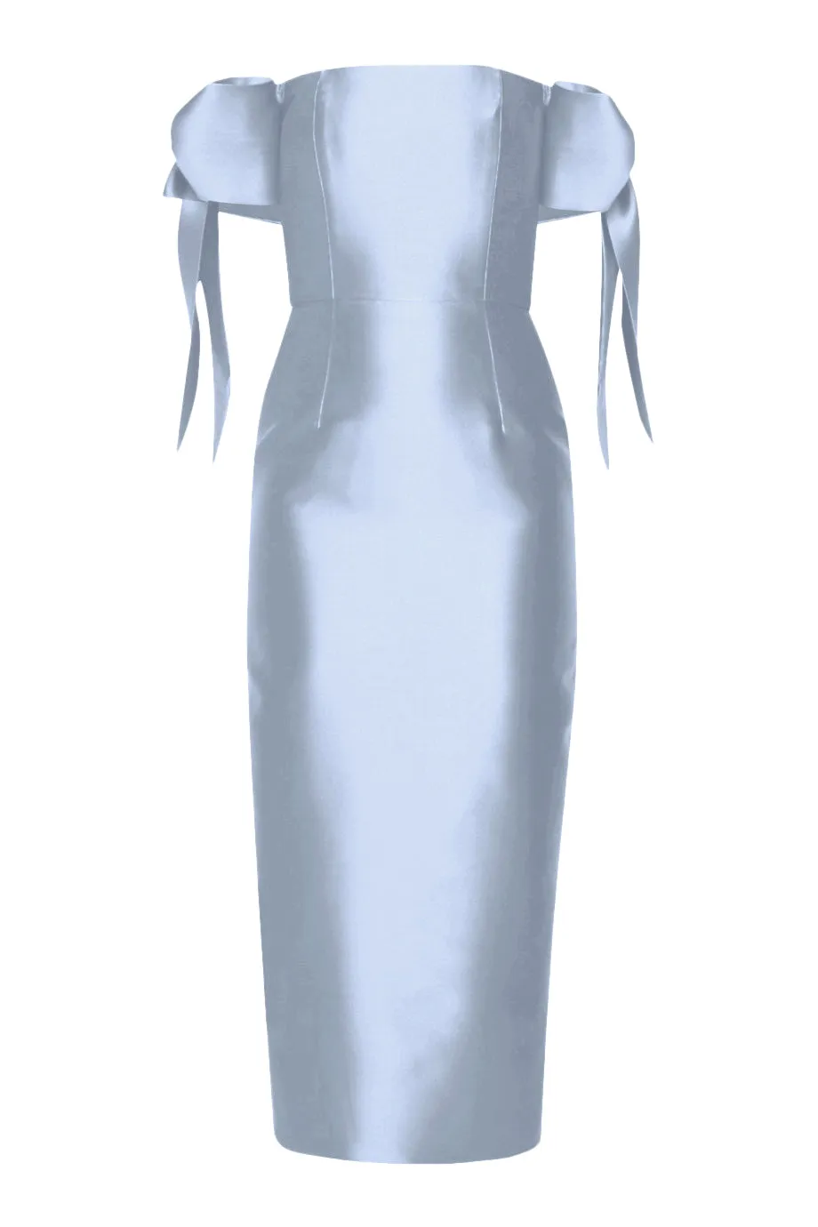 Isabella Silk and Wool Midi Dress
