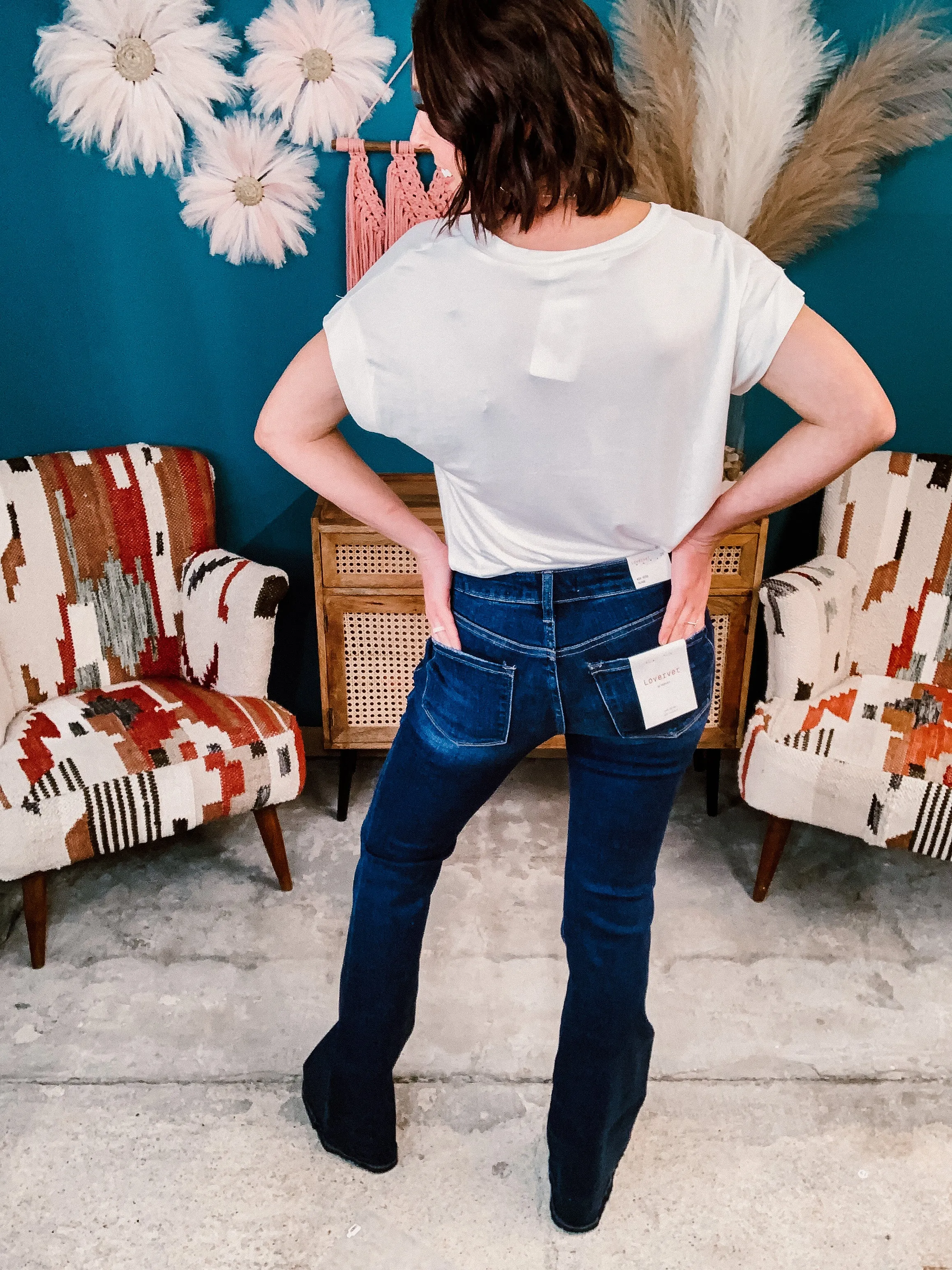 Ivory Bamboo V Neck T-Shirt