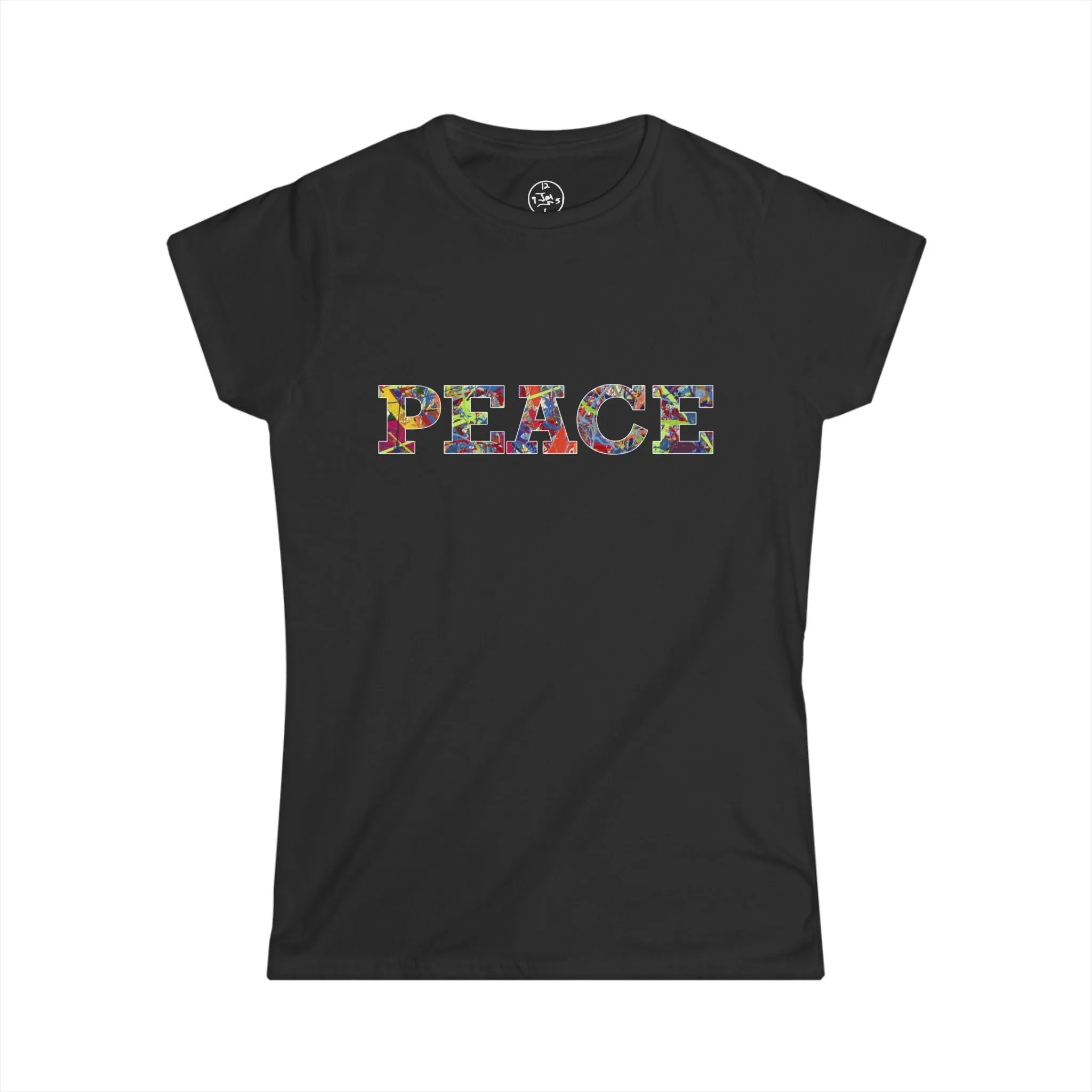 Jumper Maybach®'s Infinite Candy Quasar "PEACE" Women's Softstyle Tee