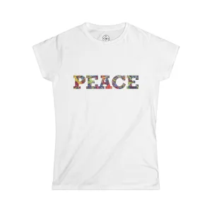 Jumper Maybach®'s Infinite Candy Quasar "PEACE" Women's Softstyle Tee