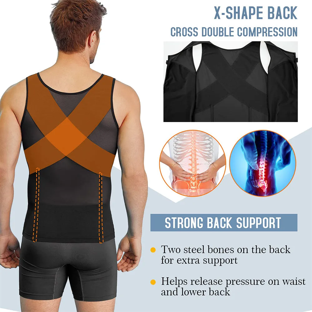 Junlan 3-in-1 Tummy Control Compression Vest