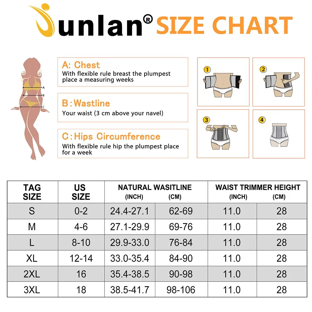 Junlan Heat-cycle Sweat  Waist Trainer for Weight loss