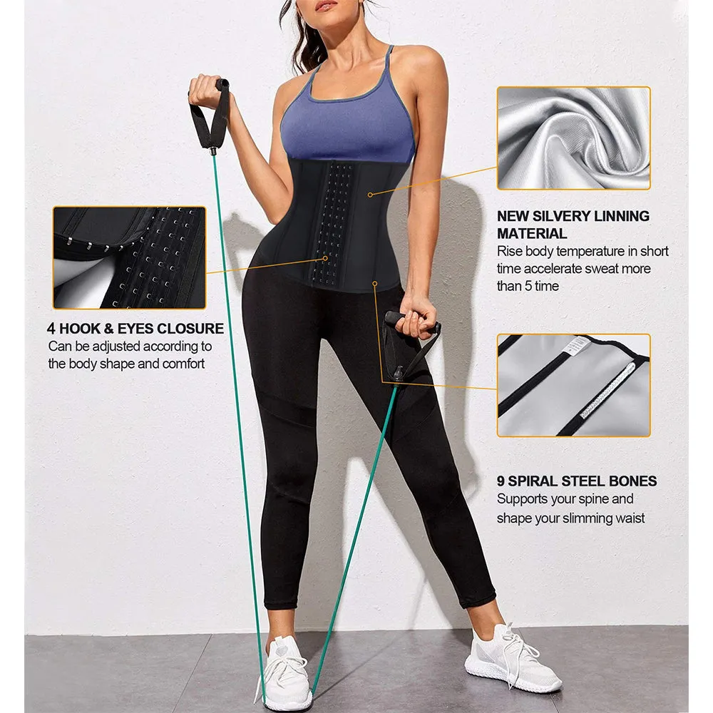 Junlan Heat-cycle Sweat  Waist Trainer for Weight loss