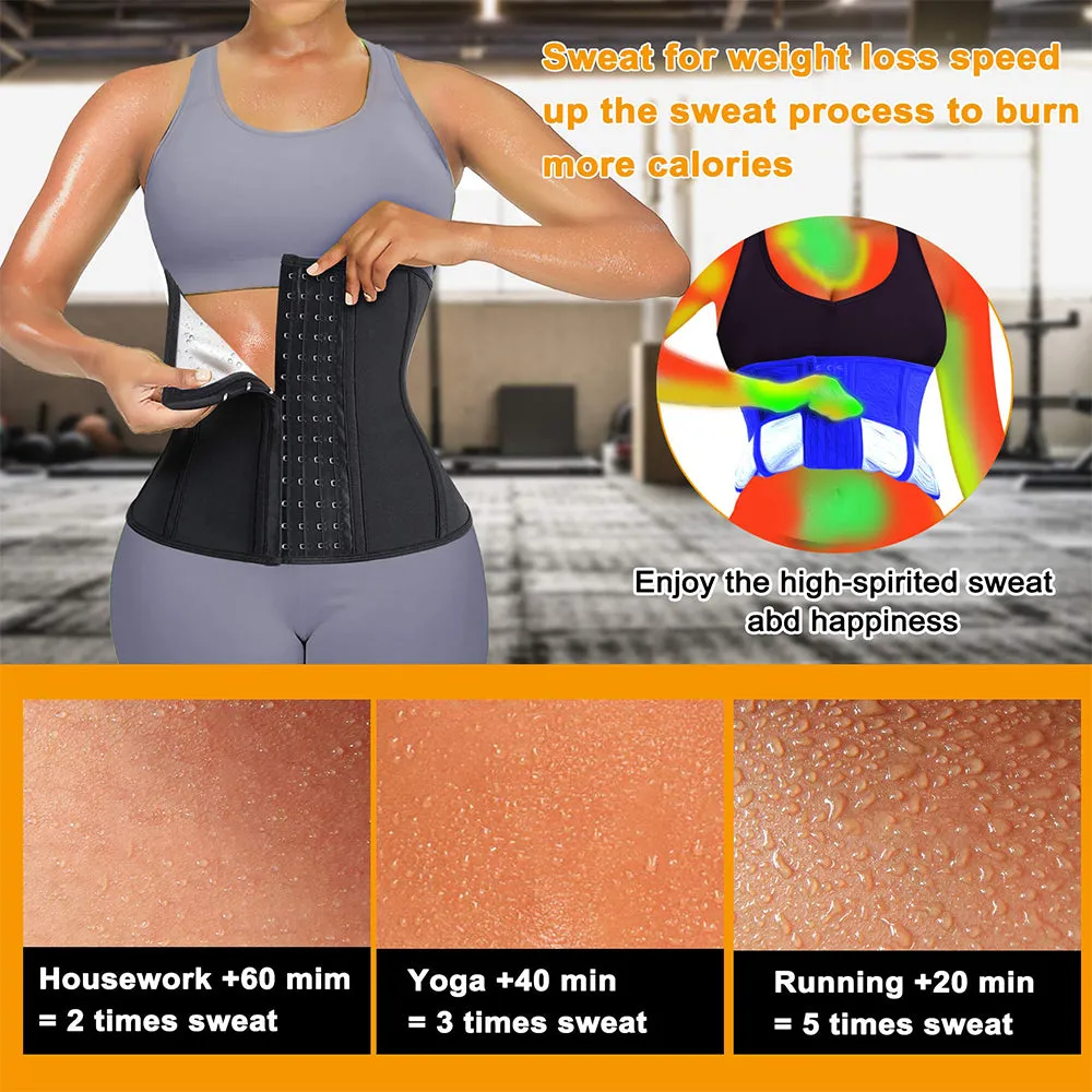 Junlan Heat-cycle Sweat  Waist Trainer for Weight loss