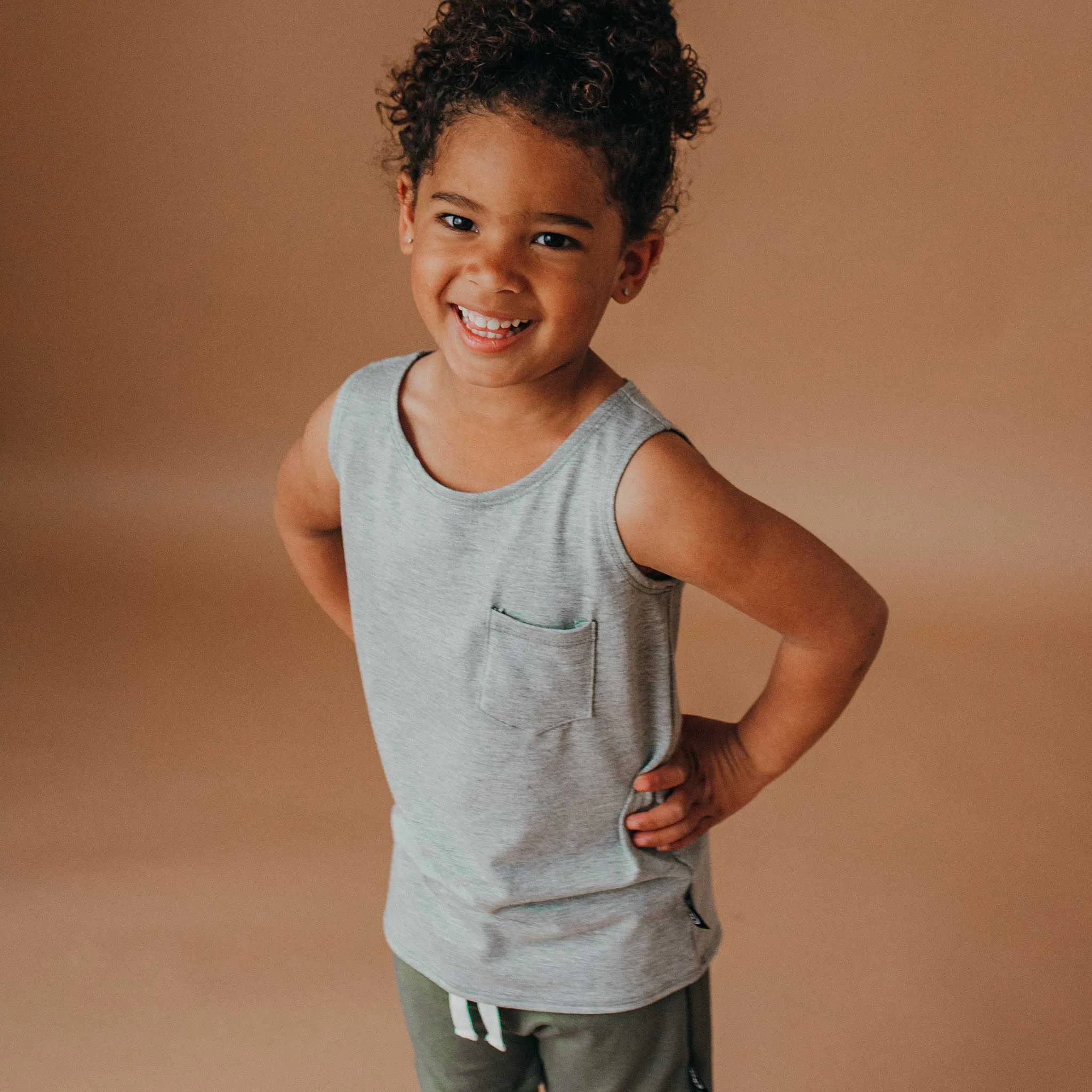 Kids Bamboo Pocket Tank
