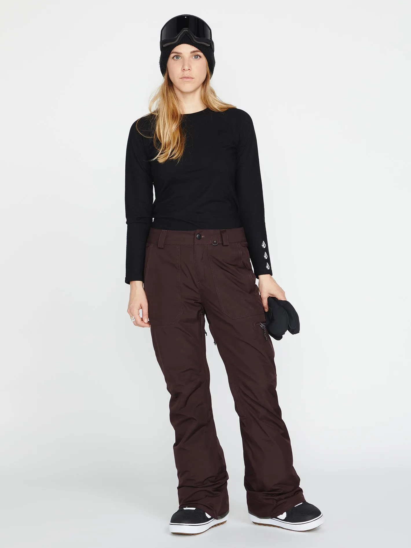 Knox Insulated Gore-Tex Trousers - Black Plum