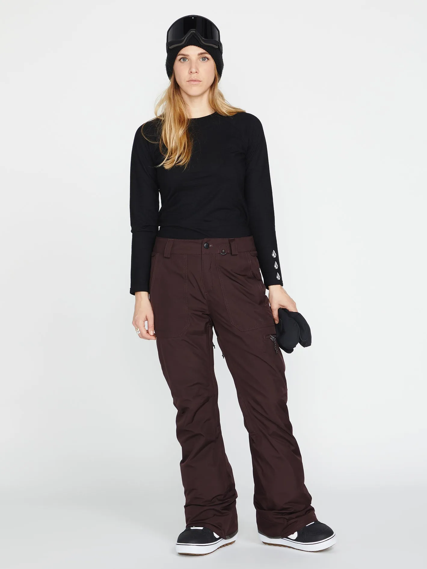 Knox Insulated Gore-Tex Trousers - Black Plum