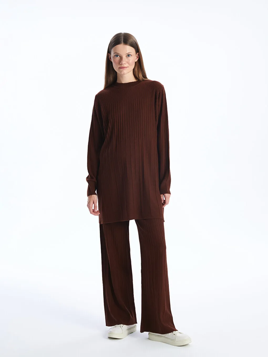 LC WAIKIKI Waist Wide Wide Paça Women'S Triko Pants