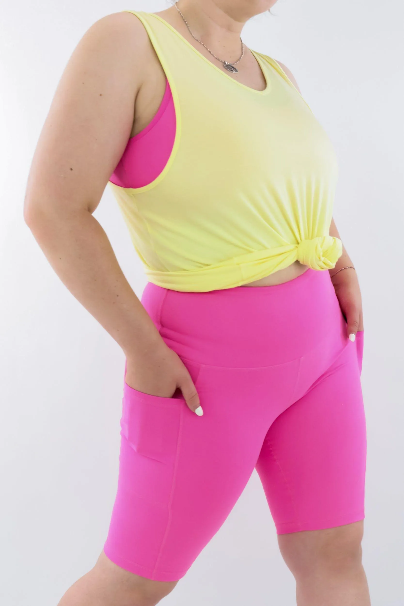 Lemon - Long Tank Top - V-neck - Sleeveless
