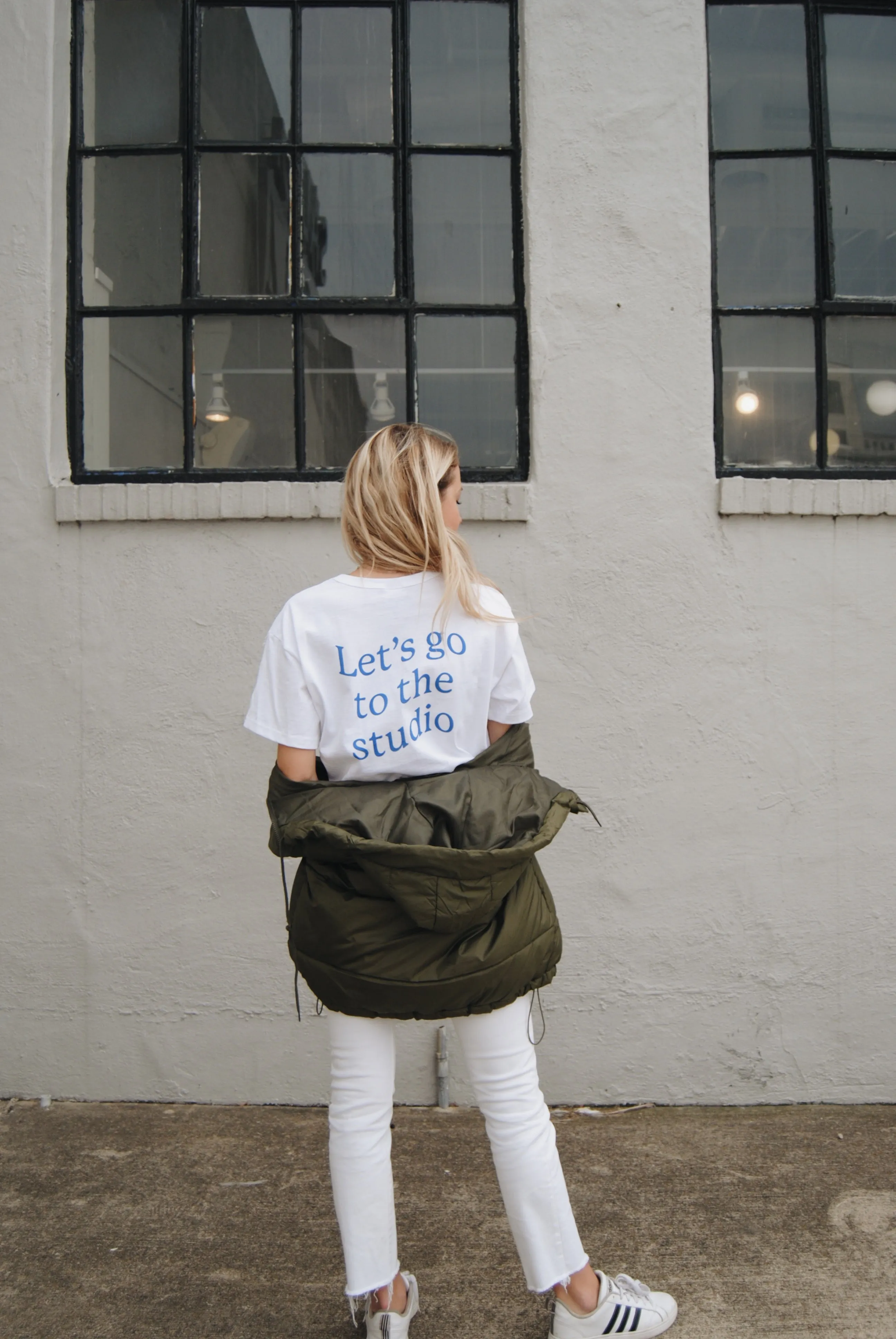 Let's Go to the Studio Cropped Tee
