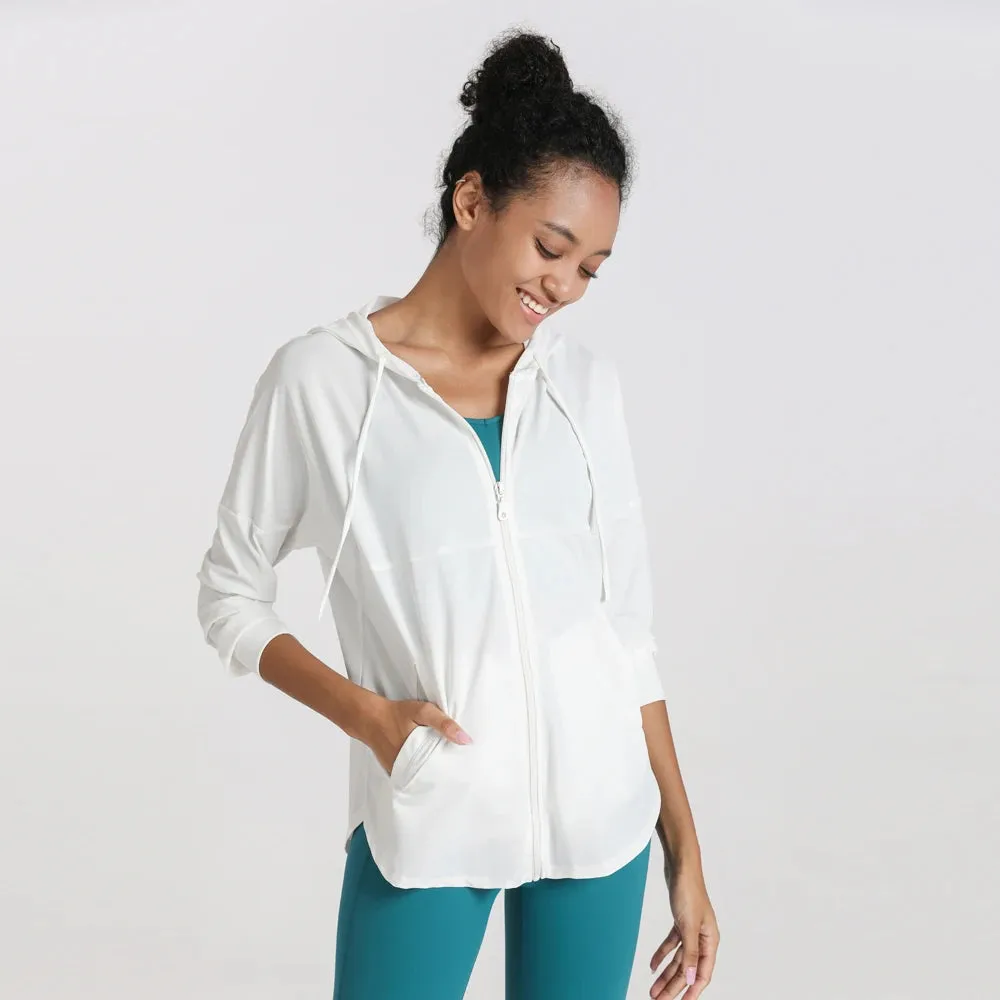 Lightweight Full Zip Hooded Jacket