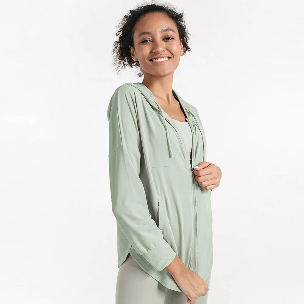 Lightweight Full Zip Hooded Jacket
