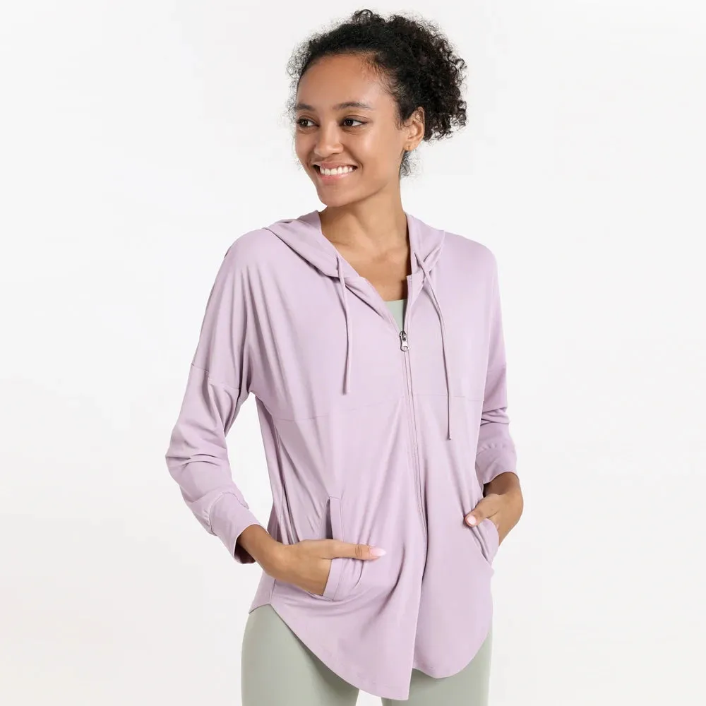 Lightweight Full Zip Hooded Jacket