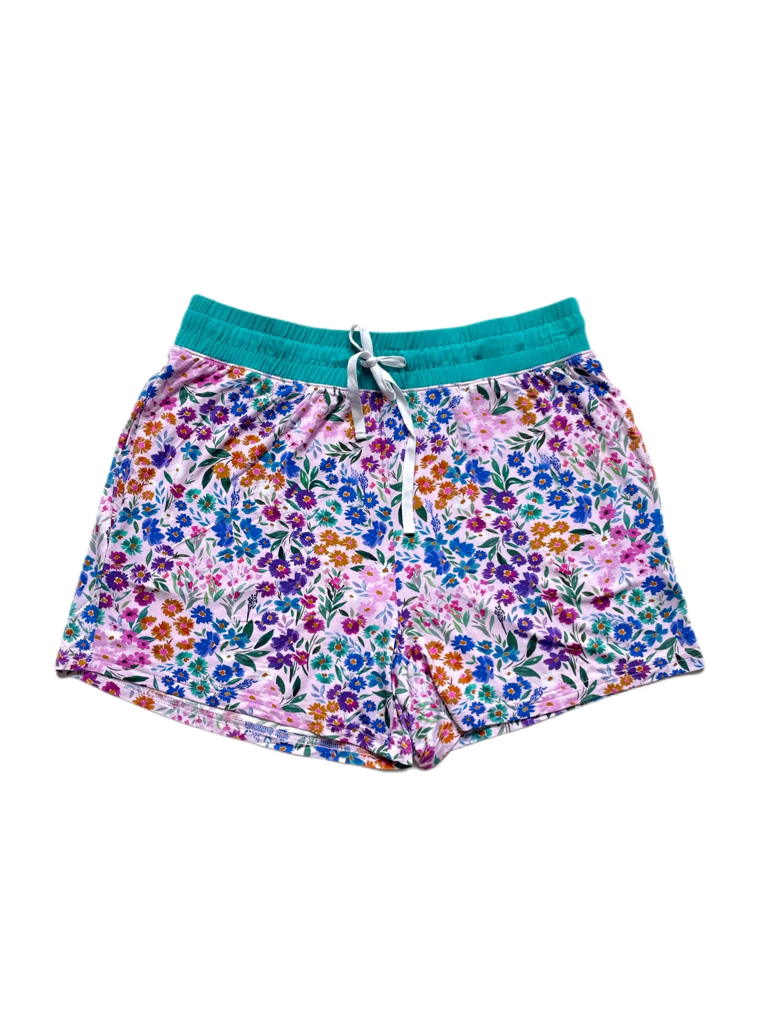 Little Sleepies Sweet Pea Floral Women's S/S Top w/Shorts Pajama Set