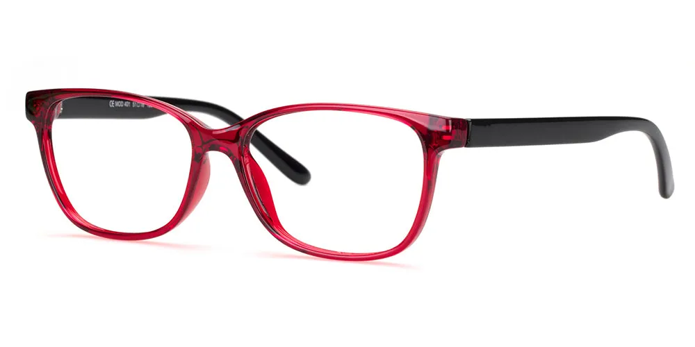 Loris Women's Square Unbreakable Eyewear Glasses Frame TR90, W-401