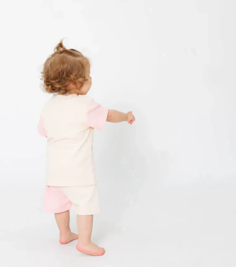 Loyala. - Essentials T-Shirt Set | Blush