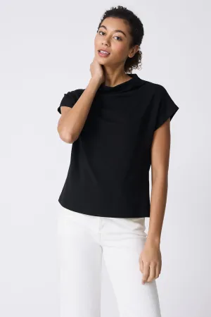 Luca Cowl Top - Black