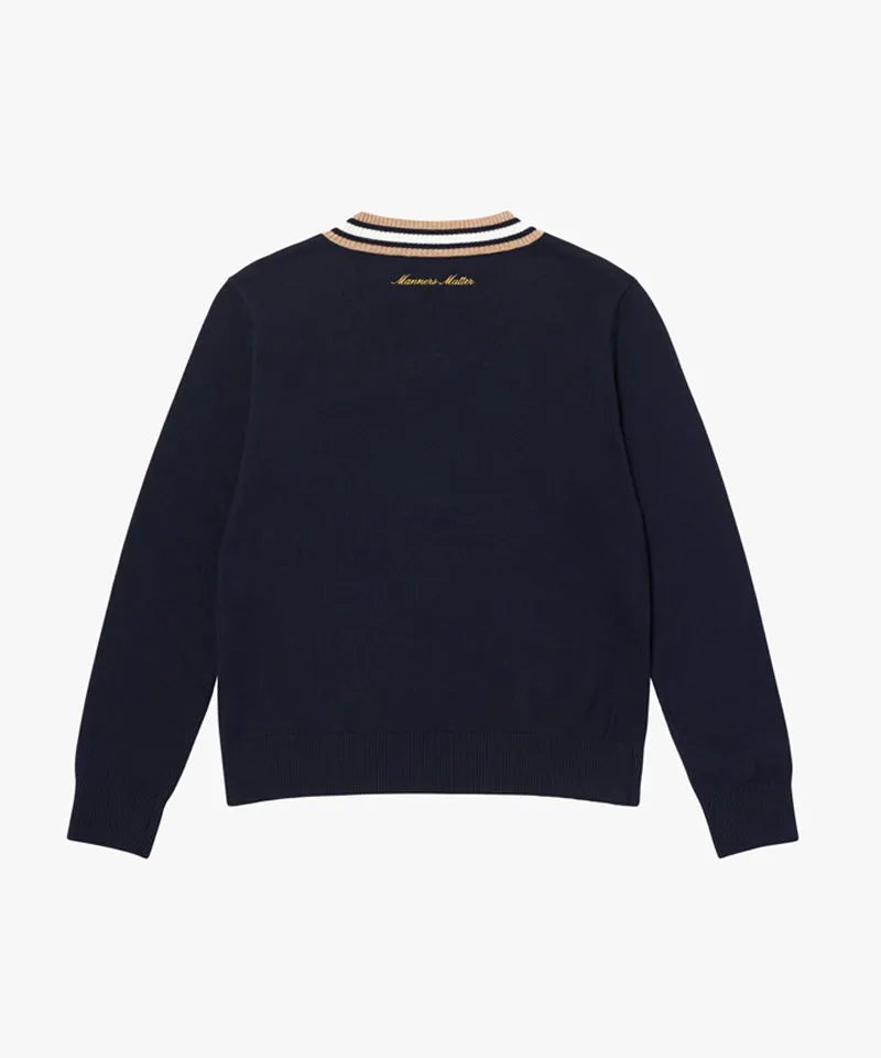 MCC W V-Neck Sweater - Dark Navy