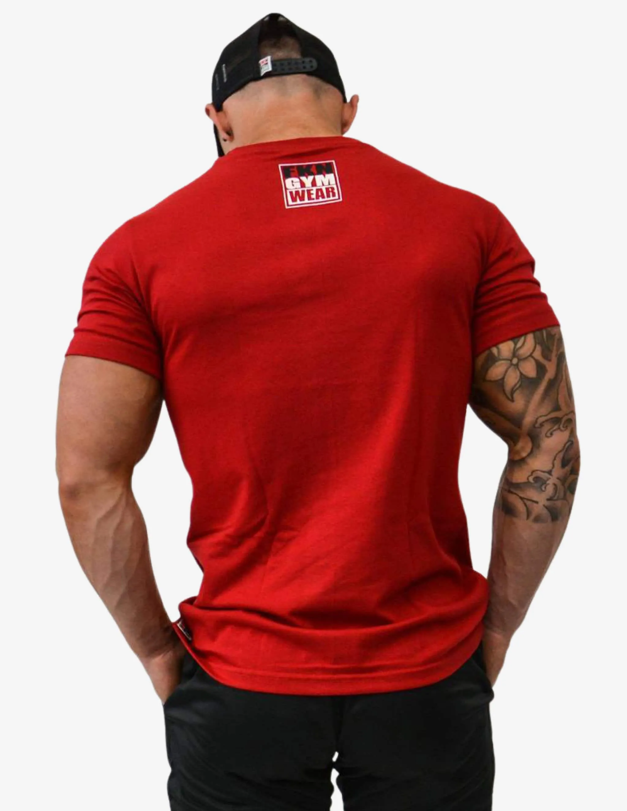 MEN'S GYM T-SHIRT | FKNBOSS | RED