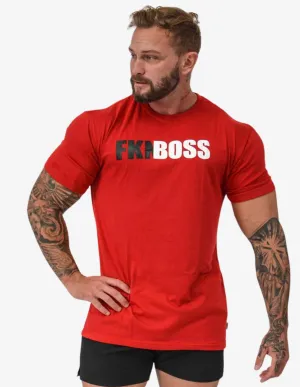 MEN'S GYM T-SHIRT | FKNBOSS | RED