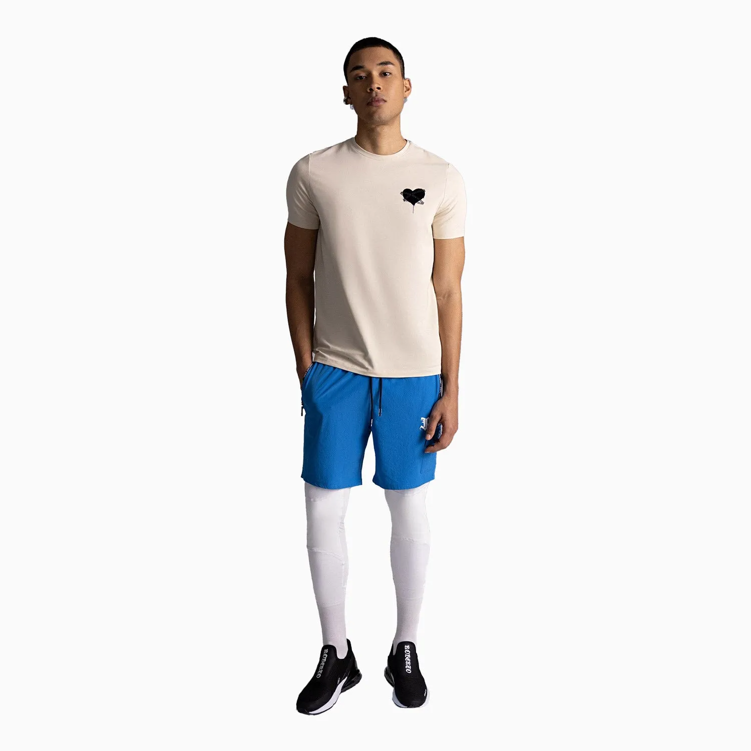 Men's Heart Crew Neck T Shirt