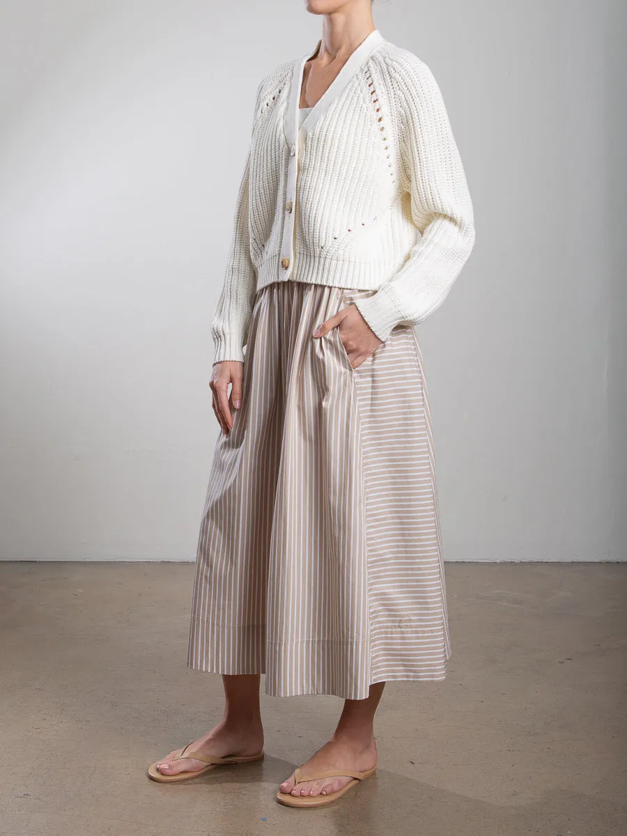 Molly Cotton Cardigan - Cream