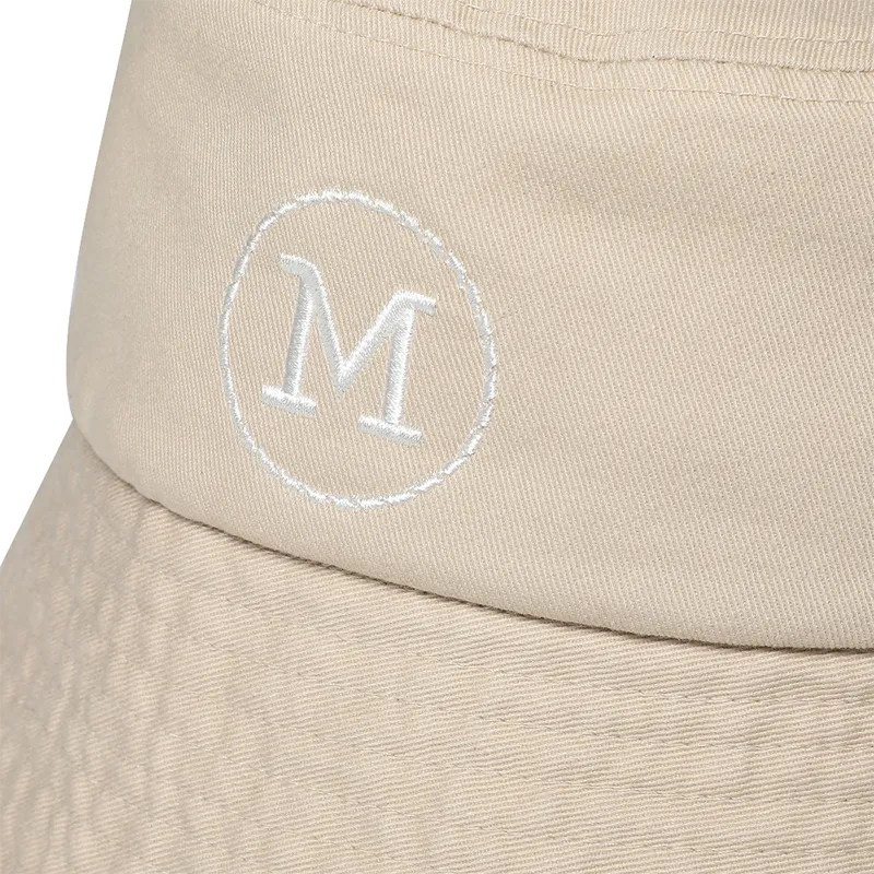 Monday Flow Cotton Bucket Hat - Beige