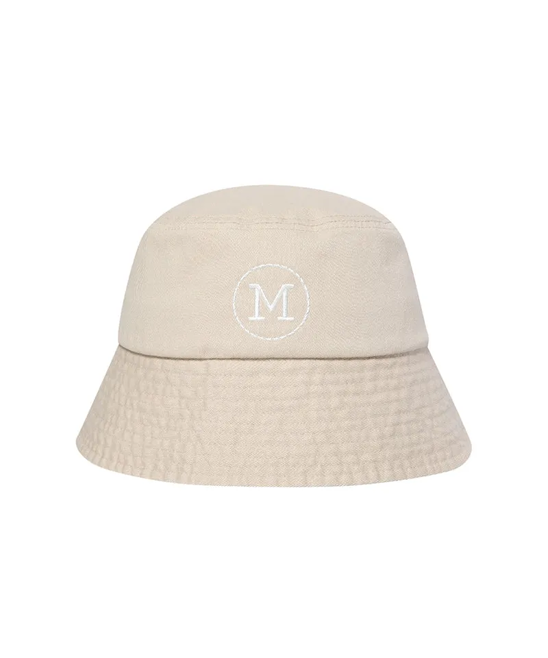 Monday Flow Cotton Bucket Hat - Beige