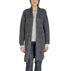Morgan De Toi Women's Grey Knit Sweater for Fall Winter