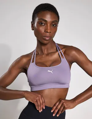 Move Strappy Bra - Pale Plum
