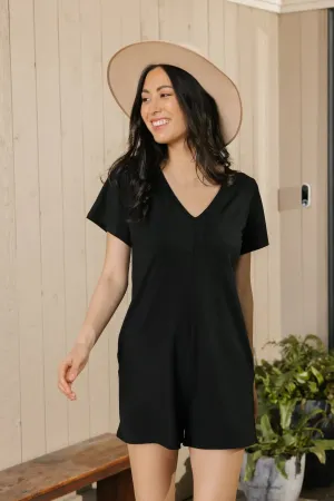 New THE SUNDAY SHORTY IN MIDNIGHT BLACK by Smash   Tess, Sz Large! Retails $110 