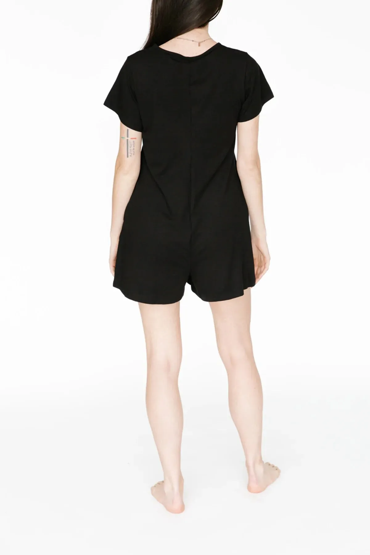 New THE SUNDAY SHORTY IN MIDNIGHT BLACK by Smash   Tess, Sz Large! Retails $110 
