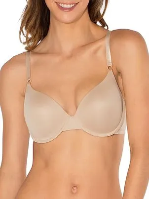 New Women's Fruit Of The Loom Lightly Lined T-Shirt Bra in Beige Sz 38D