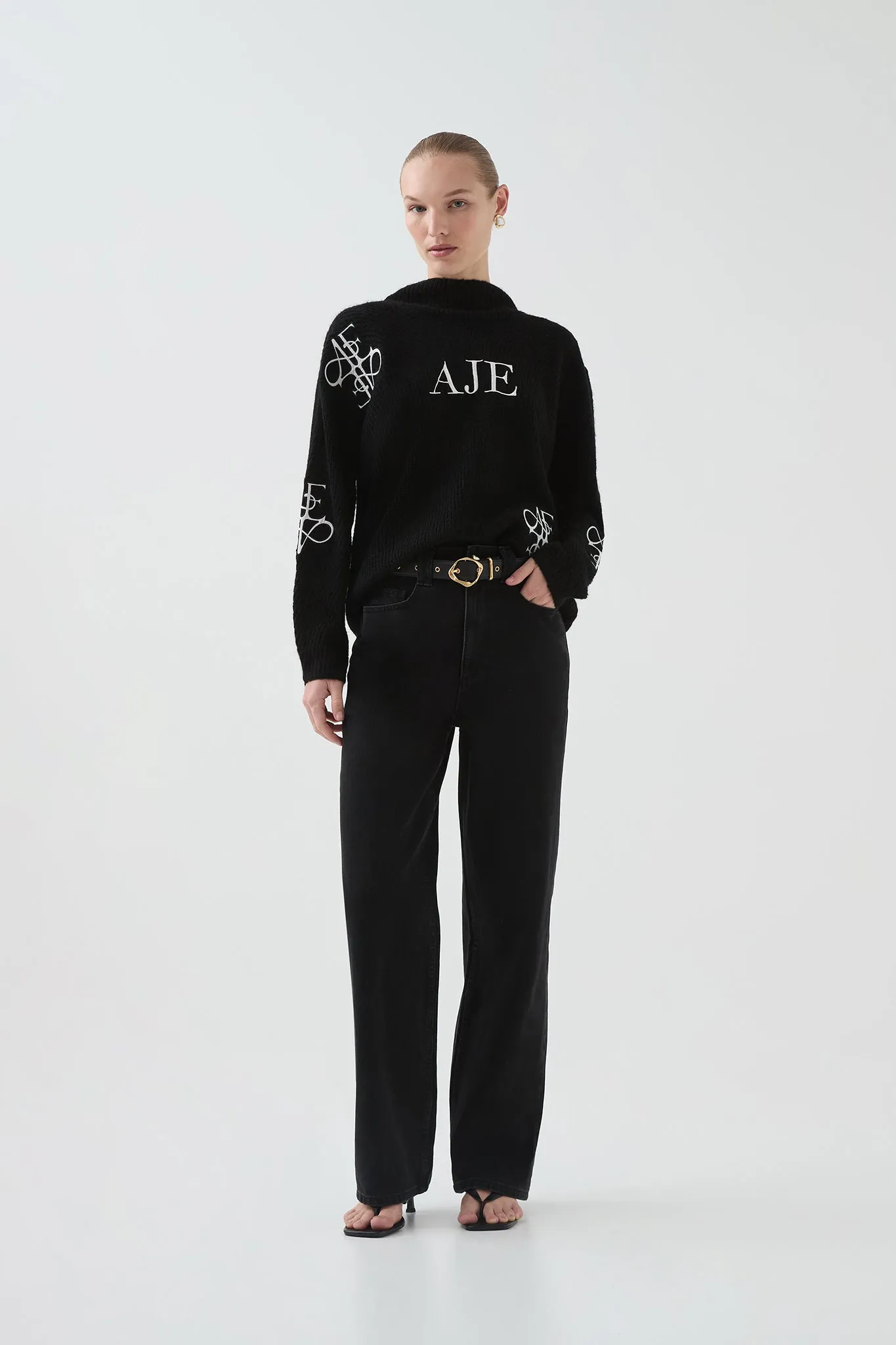 Nola Logo Knit Jumper
